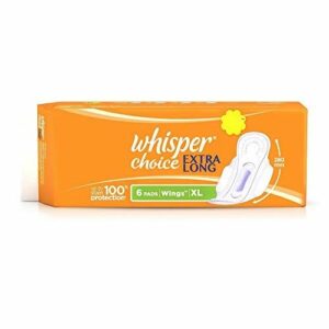 Whisper bindazZZ nights Sanitary Pads XL+ 27 pads +3 free for women