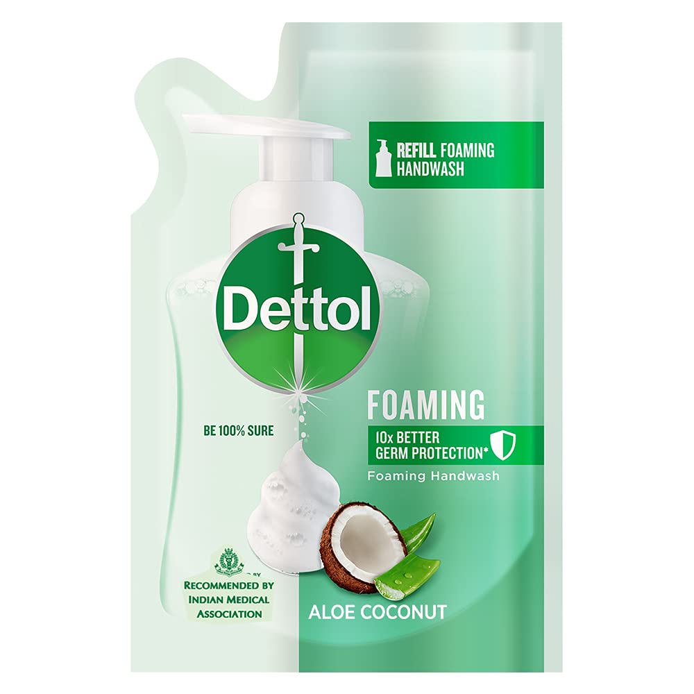 Dettol Aloe Coconut Foaming Handwash Pump, 250ml