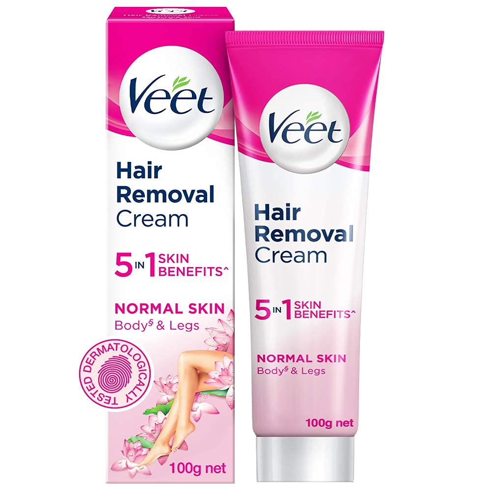 Veet Silk & Fresh Hair Removal Cream, Normal Skin -100g, Pack Of 1 -  Humarabazar