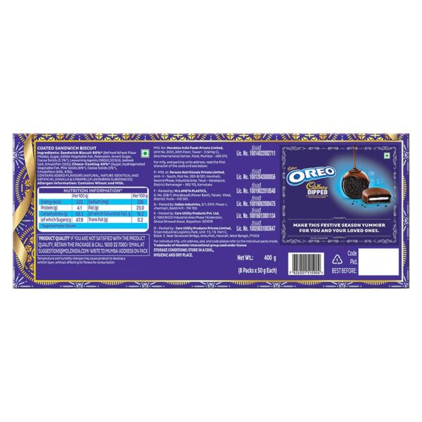Cadbury Oreo Creme Biscuit – Chocolate, 120 G – Gargstore