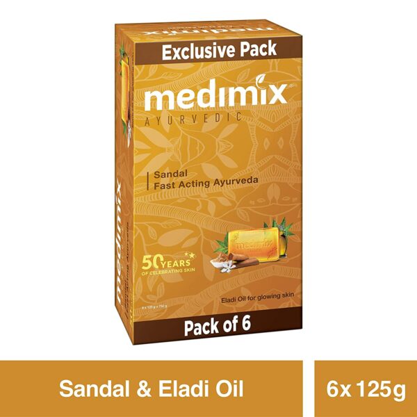 Medimix Ayurvedic Sandal Soap 3 x 125 g — Quick Pantry